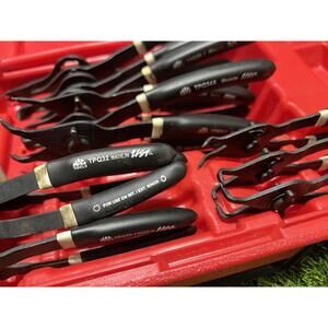 Mac Tools PK1250 Retaining Ring Pliers Set 12 Piece Black Handle USA Made